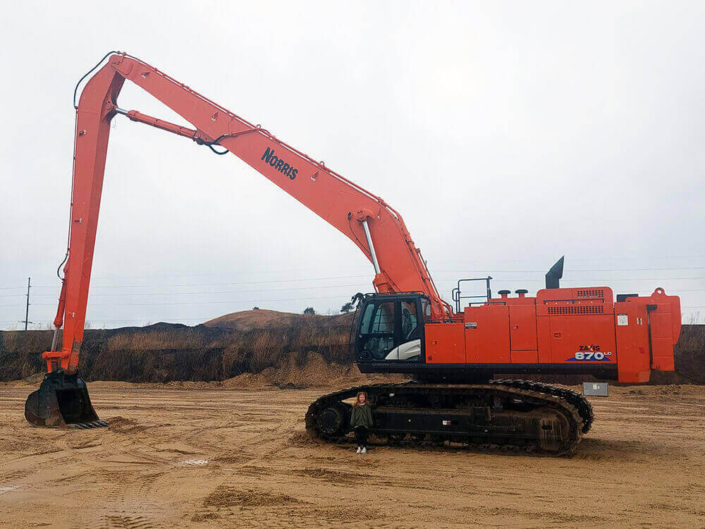 long reach boom 2