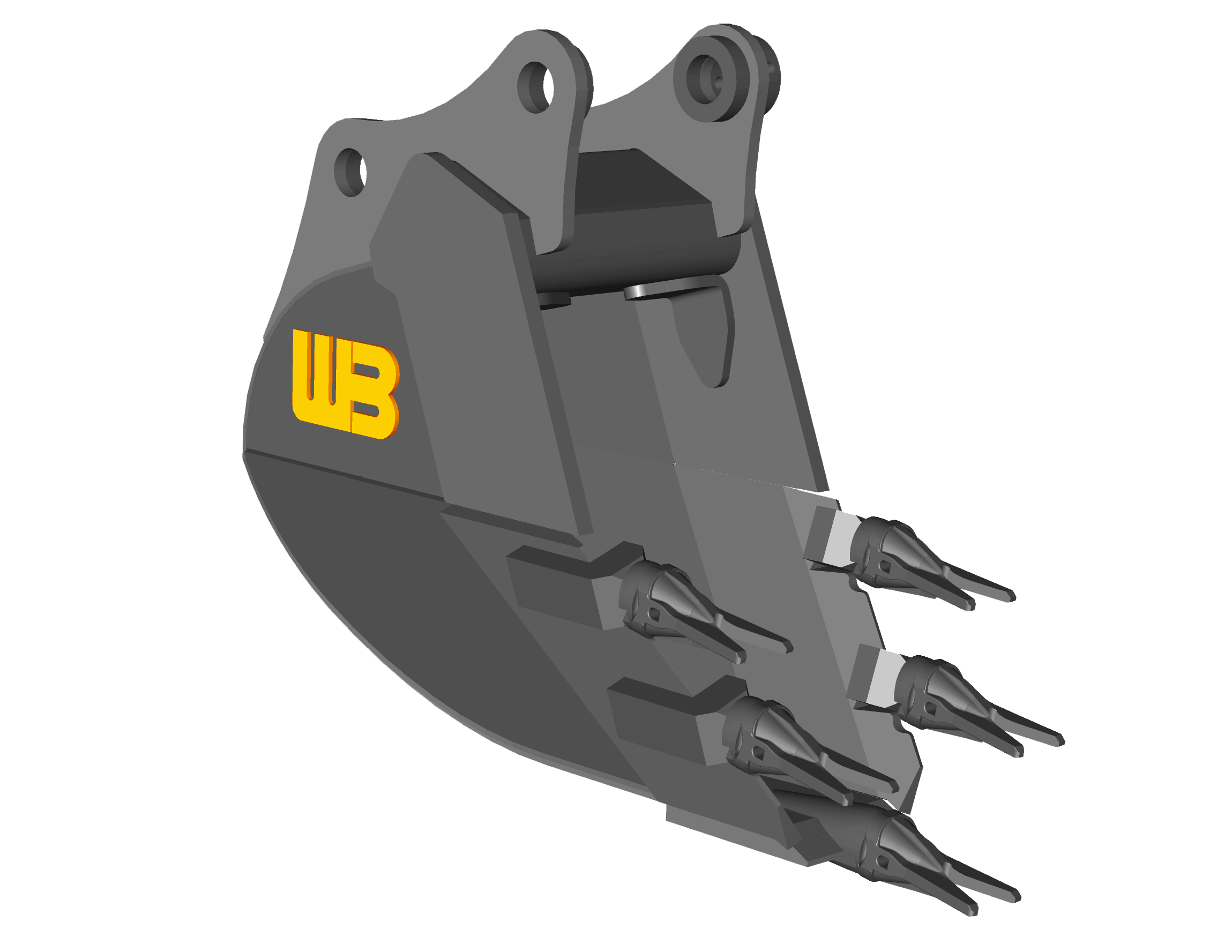 VLine Frosted Rock Buckets WerkBrau Attachments C. Norris